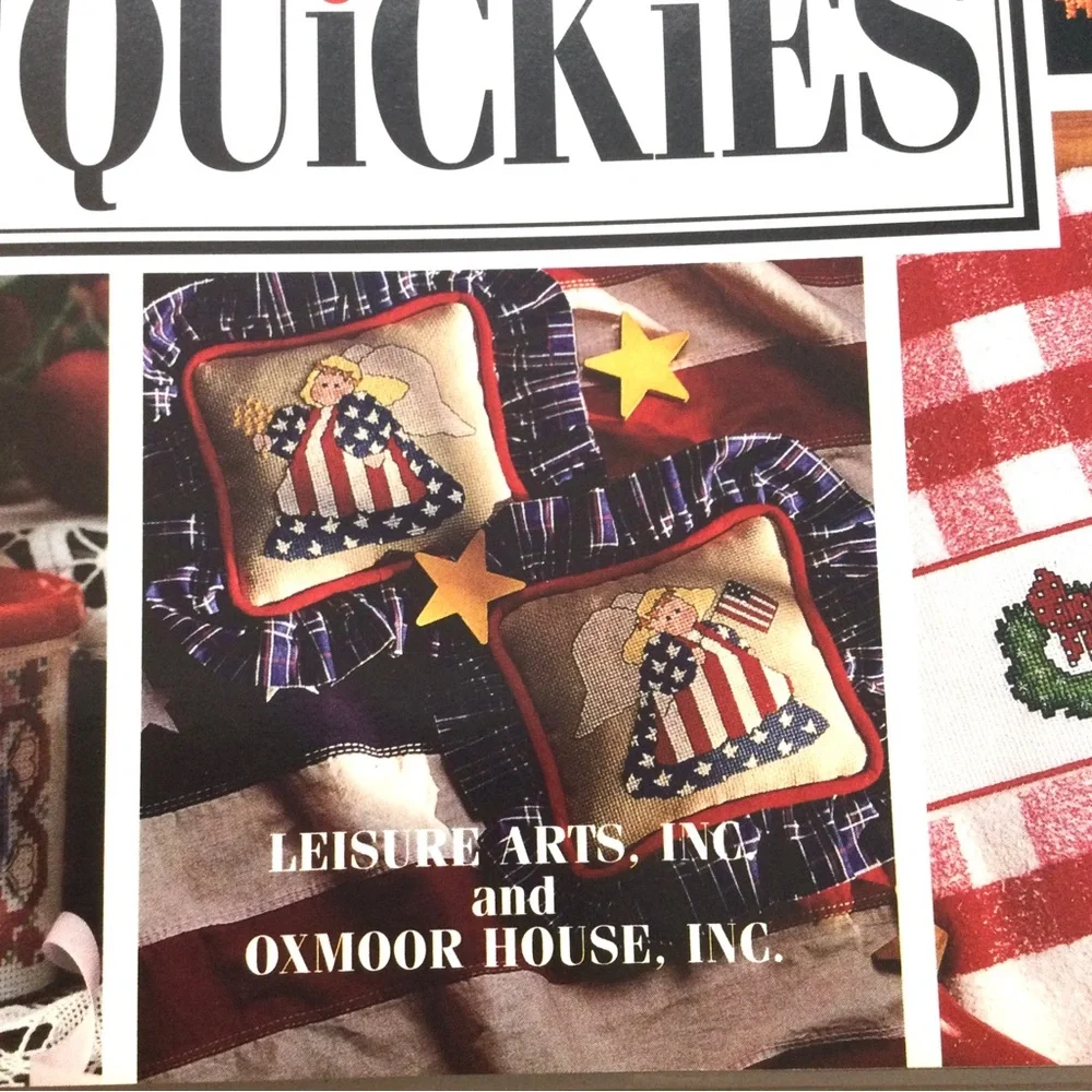 Vintage hardcover cross stitching book.yr 1997 .